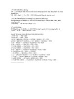 Cân bằng hóa học PP Oxi hóa khử Hóa 10