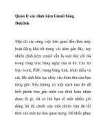 Quản lý các đính kèm Gmail bằng DokDok ppt
