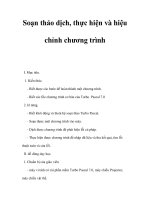 Soạn thảo dịch, thực hiện và hiệu chỉnh chương trình ppsx