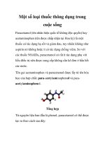 Một số loại thuốc thông dụng trong cuộc sống ppsx