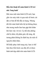 Bốn thủ thuật để màn hình LCD trở nên ''''long lanh'''' pot