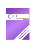 Hệ UNIX - Ngôn Ngữ C, ANSI C, ISO C, C++ phần 1 pot