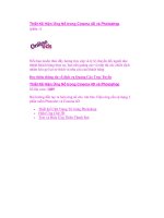 Thiết Kế Hiện Ứng Nổ trong Cinema 4D và Photoshop (phần 1) ppt