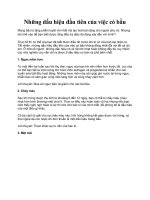 Những dấu hiệu đầu tiên của việc có bầu potx