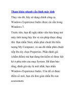 Tham khảo nhanh cấu hình máy tính pptx