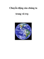 Chuyển động của chúng ta trong vũ trụ (Đặng Vũ Tuấn Sơn) potx