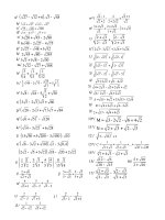 chuyên đề tương giao đồ thị