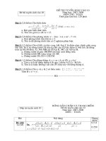 Đề thi vào 10 có đáp án