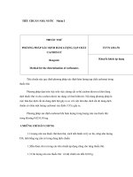 THUỐC THỬ PHƯƠNG PHÁP XÁC ĐỊNH HÀM LƯỢNG TẠP CHẤT CACBONAT - TCVN 2321-78 pps