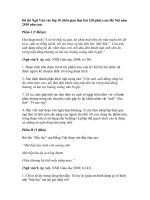 Đề thi Ngữ Văn vào lớp 10