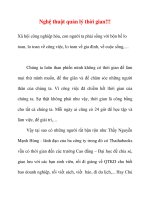 Nghệ thuật quản lý thời gian!!! ppt