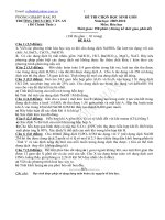 Đề thi HSG Hóa CVA 2009-2010