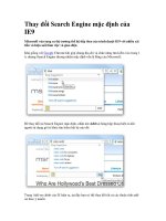 Thay đổi Search Engine mặc định của IE9 docx