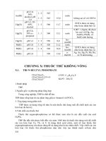 Giáo trình thuốc thử hữu cơ - Chương 10 doc