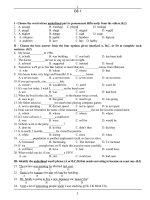 De thi thu Anh vao 10- So2