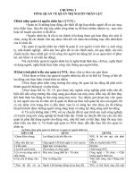 Chương 1: Tổng quan về quản trị nguồn gốc nhân lực pot