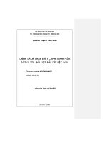 Luận văn chính sách, pháp luật cạnh tranh của các nước   bài học đối với việt nam   luận văn, đồ án, đề tài tốt nghiệp