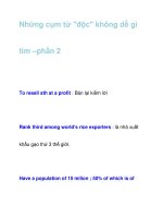 Những cụm từ 