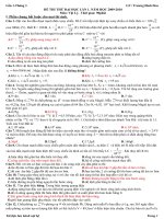 Đề luyện thi đại học môn Vật lý 2011_đề 1 pps