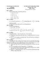 ĐỀ THI TS 10 TP. HCM