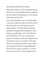 Tận dụng hiệu quả phần mềm Autodesk doc