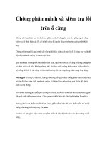 Chống phân mảnh và kiểm tra lỗi trên ổ cứng doc