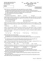 Đề thi thử Đại học môn Vật lý 2010 (08)