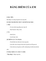 BẢNG ĐIỂM CỦA EM ppsx