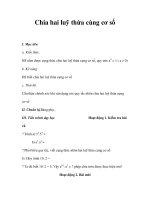 Chia hai luỹ thừa cùng cơ số ppt