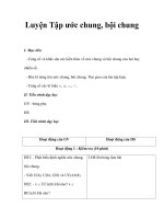 Luyện Tập ước chung, bội chung pot