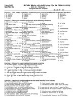 de thi khao sat tieng anh 11-2010