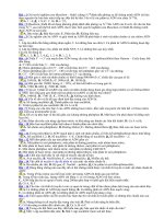 111 câu hỏi trắc nghiệm SINH HỌC ôn thi đại học cao đẳng pps