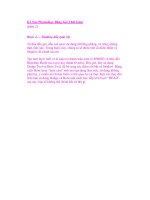 Kỹ Xảo Photoshop: Băng Giá Thời Gian (phần 2) ppt