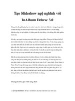 Tạo Slideshow ngộ nghĩnh với InAlbum Deluxe 3.0 pps