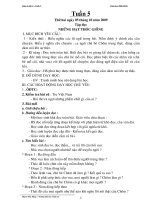 GA tuần 5 lớp 4 hàng ngang