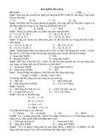 Kiểm tra TN hoá 9