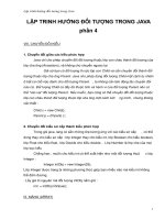 Lập trình hướng đối tượng trong java (Phần 4) ppt