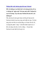 Những thắc mắc thường gặp khi mua Netbook ppsx