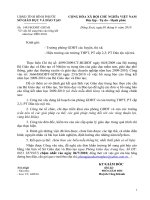 Bổ sung báo cáo tổng kết năm học 2009-2010