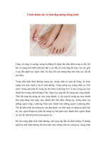 Cách chăm sóc và làm đẹp móng đúng cách docx