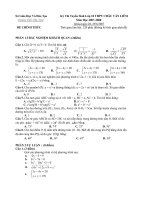 Kì Thi Tuyển Sinh Lớp 10 THPT Châu Văn Liêm