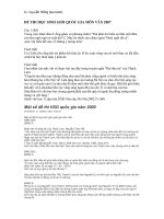 đề thi học sinh giỏi quốc gia các năm 2000