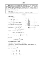 bài tập về dao động điều hòa