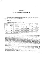 Hóa học vô cơ - Tập 3 - Chương 10 docx