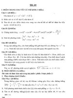 Đề toán ôn thi Đại học  2010 -28