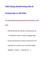Cách dùng should trong một số trường hợp cụ thể khác 1 ppt