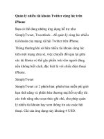 Quản lý nhiều tài khoản Twitter cùng lúc trên iPhone ppsx