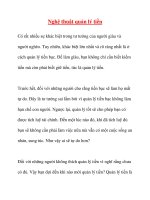 Nghệ thuật quản lý tiền pps