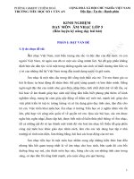 SKKN Rèn kĩ năng dạy bài hát