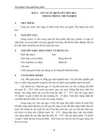 Giáo trình thí nghiệm công nghệ thực phẩm - Chương 2 - Bài 2 , 3 & 4 potx